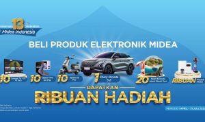 Undian Midea Berhadiah Mobil Chery Omoda 5Z, Motor Listrik, dll