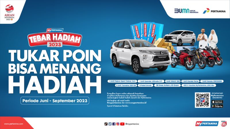 Undian MyPertamina Tebar Hadiah Pajero Sport Dakar 4x4