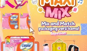 Charm Maxi Mix Challenge Berhadiah Smartwatch, Tas, Tumbler, dll