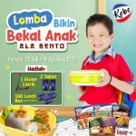 Lomba Bikin Bekal Anak Ala Bento Hadiah Skuter Listrik, Tablet, dll