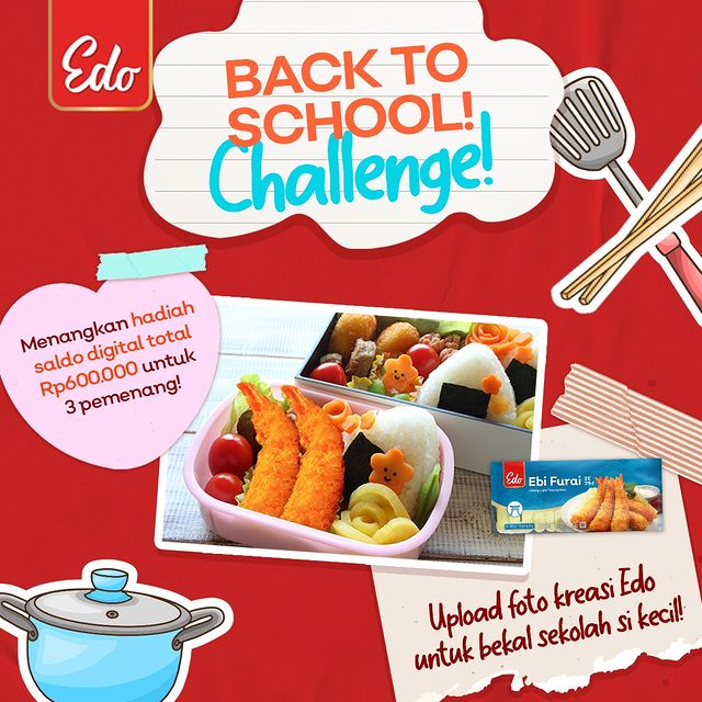 Lomba Kreasi Bekal Edo Food Berhadiah Saldo Total 600K