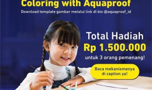 Lomba Mewarnai Bersama Aquaproof Berhadiah Total 1,5 Juta