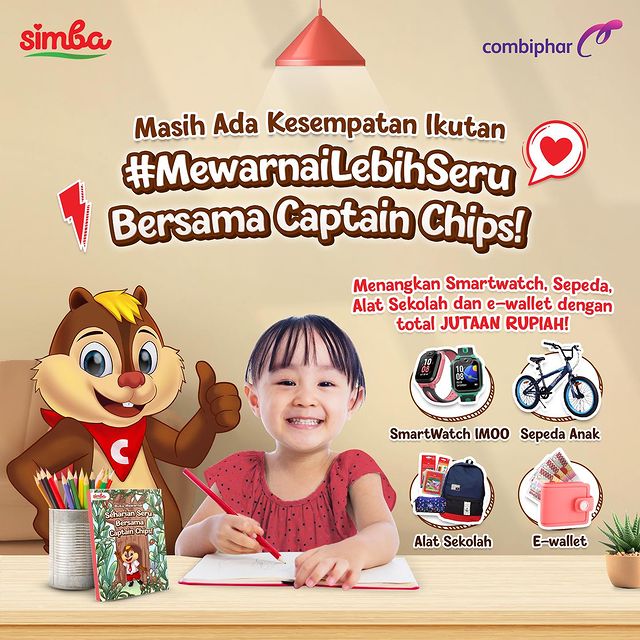 Lomba Mewarnai Captain Chips Simba Berhadiah Jutaan Rupiah