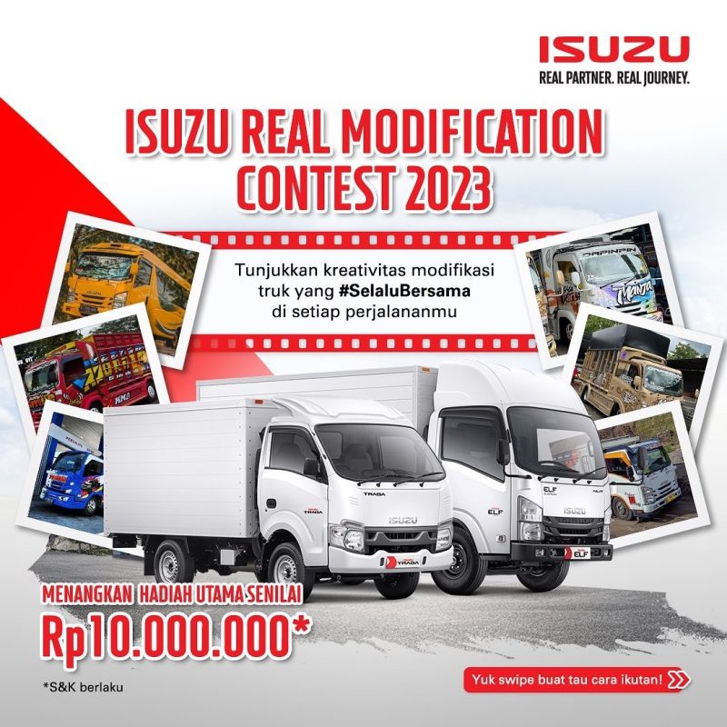 Lomba Modifikasi Truk ISUZU Online Berhadiah Total Puluhan Juta