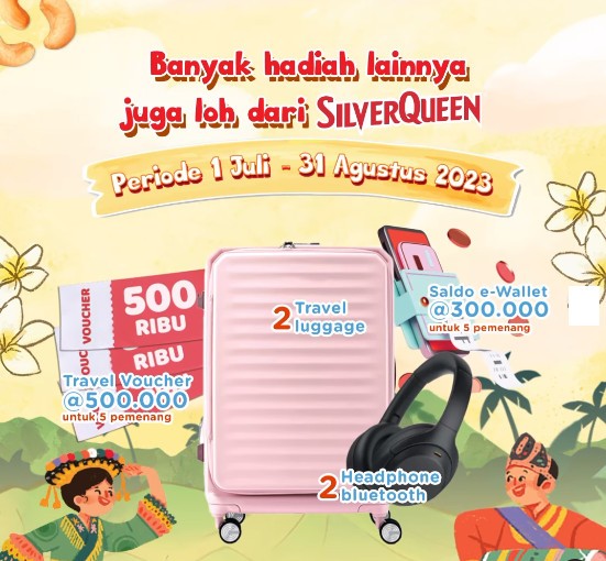 Promo Silverqueen Ini Indonesiaku Berhadiah Liburan, Koper, dll