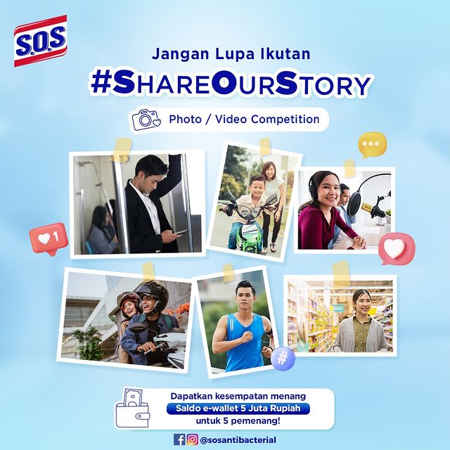 Challenge Share Our Story Berhadiah E-Wallet Total 5 Juta Rupiah