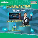 Giveaway Gillette x Indomaret Berhadah Monitor, Headset Gaming