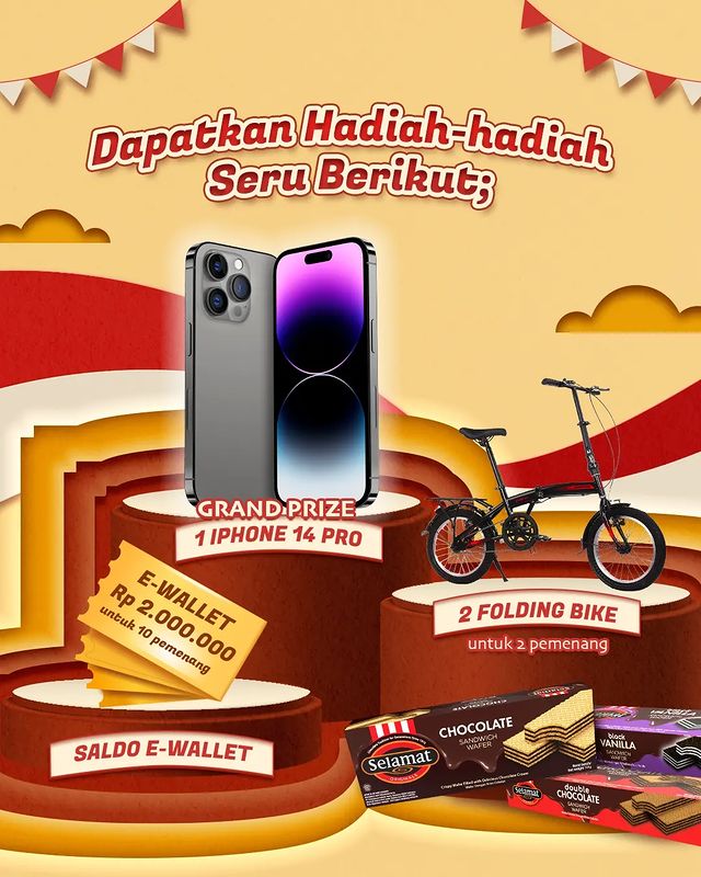 Lomba Foto Filter Unjuk Gaya Berhadiah iPhone 14, Folding Bike, dll