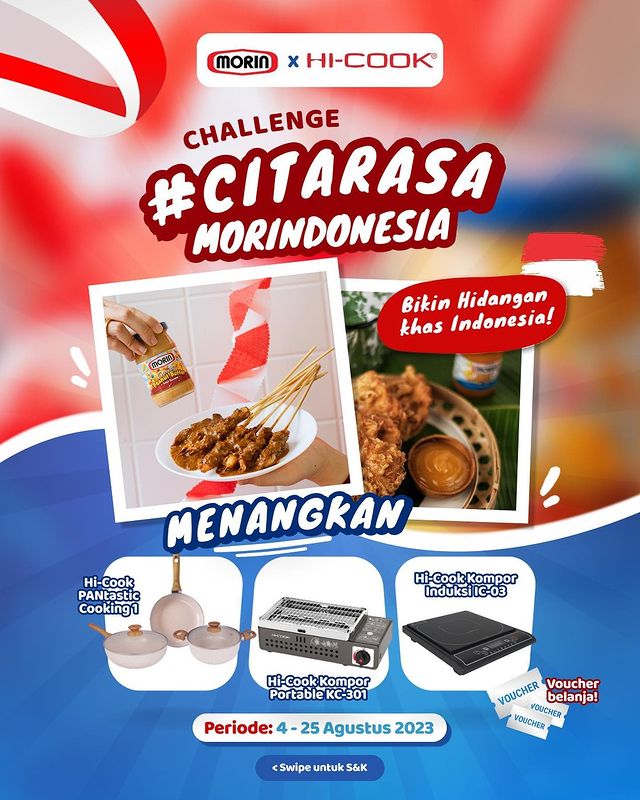 Lomba Masak Citarasa Morindonesia Berhadiah Alat Masak