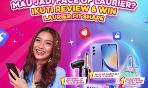 Lomba Review Laurier Fit Shape Berhadiah SAMSUNG A34, dll