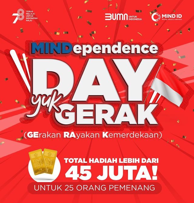 Lomba Video MINDependence Berhadiah Emas Total 45 Juta+