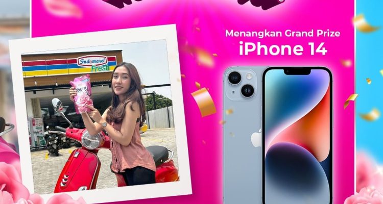 Foto Belanjaan Downy di Indomaret Grand Prize iPhone 14