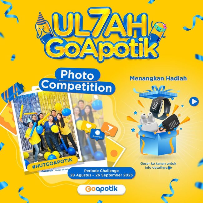 Lomba Foto HUT GoApotik Berhadiah Apple Watch, AirPods, dll