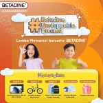 Lomba Mewarnai Betadine Berhadiah Tablet Samsung, Sepeda, dll