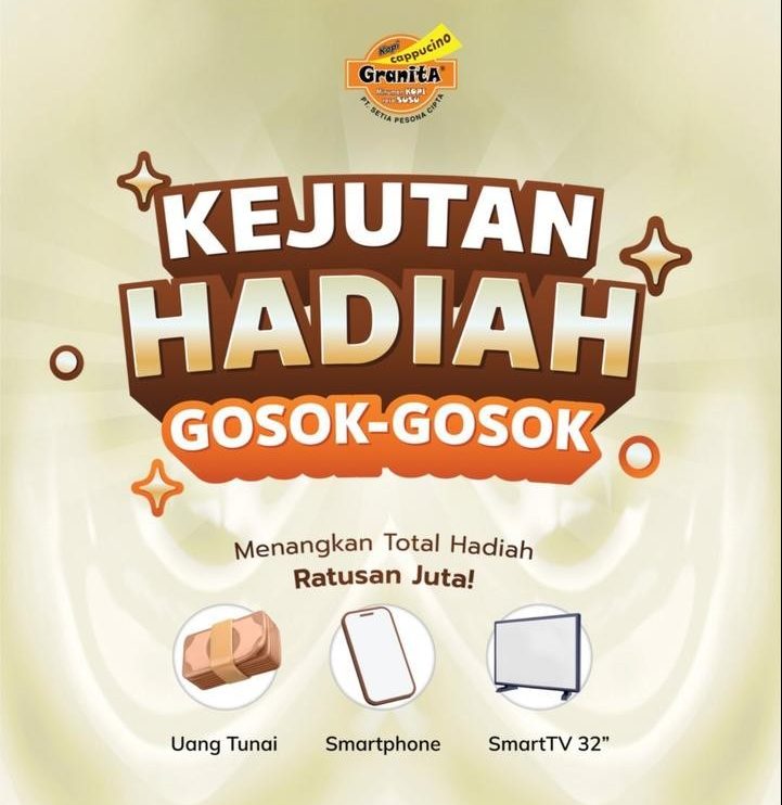 Promo Granita Gosok Kupon Berhadiah Total Ratusan Juta Rupiah