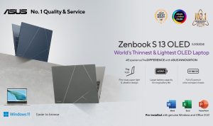 Zenbook S13 OLED UX5304, Laptop Tipis untuk Jurnalis