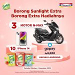 Borong Sunlight Extra Berhadiah 3 Motor dan 10 iPhone 14