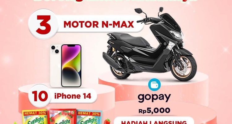 Borong Sunlight Extra Berhadiah 3 Motor dan 10 iPhone 14
