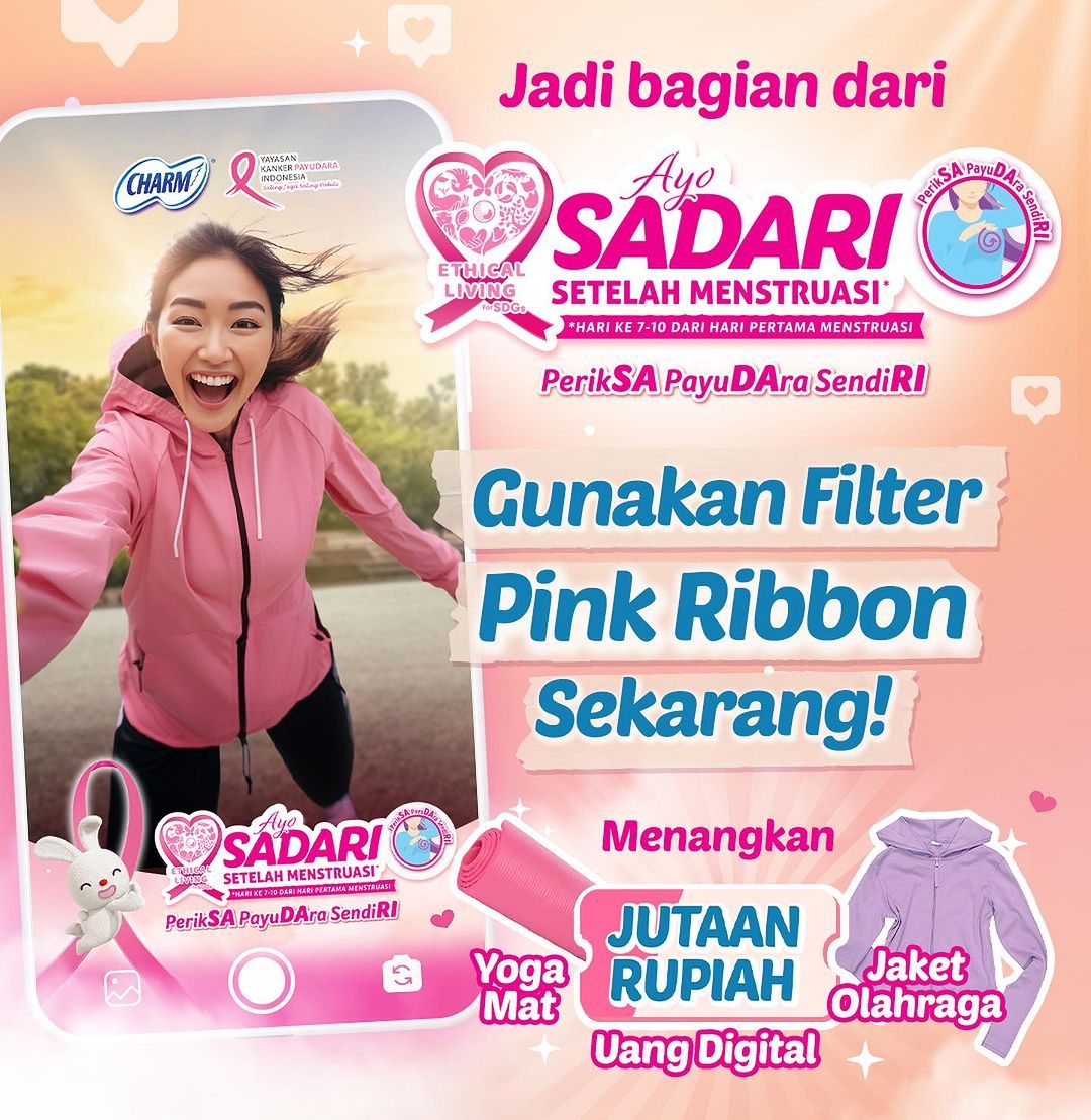 Challenge Pink Ribbon Berhadiah Total Jutaan Rupiah dari Charm
