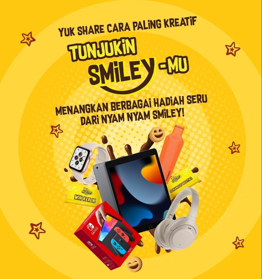 Challenge Tunjukin Smiley-Mu Berhadiah iPad Gen 9 + Apple Pencil