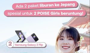 Giveaway Poise x Indomaret Grand Prize 2 Paket Trip ke Jepang