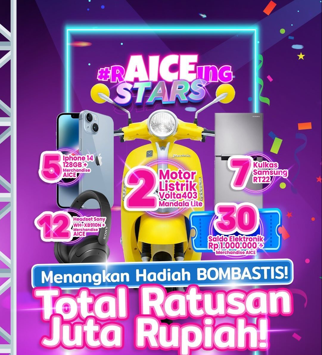 Lomba Bakat rAICEing STARS Berhadiah 2 Motor Listrik, iPhone 14, dll