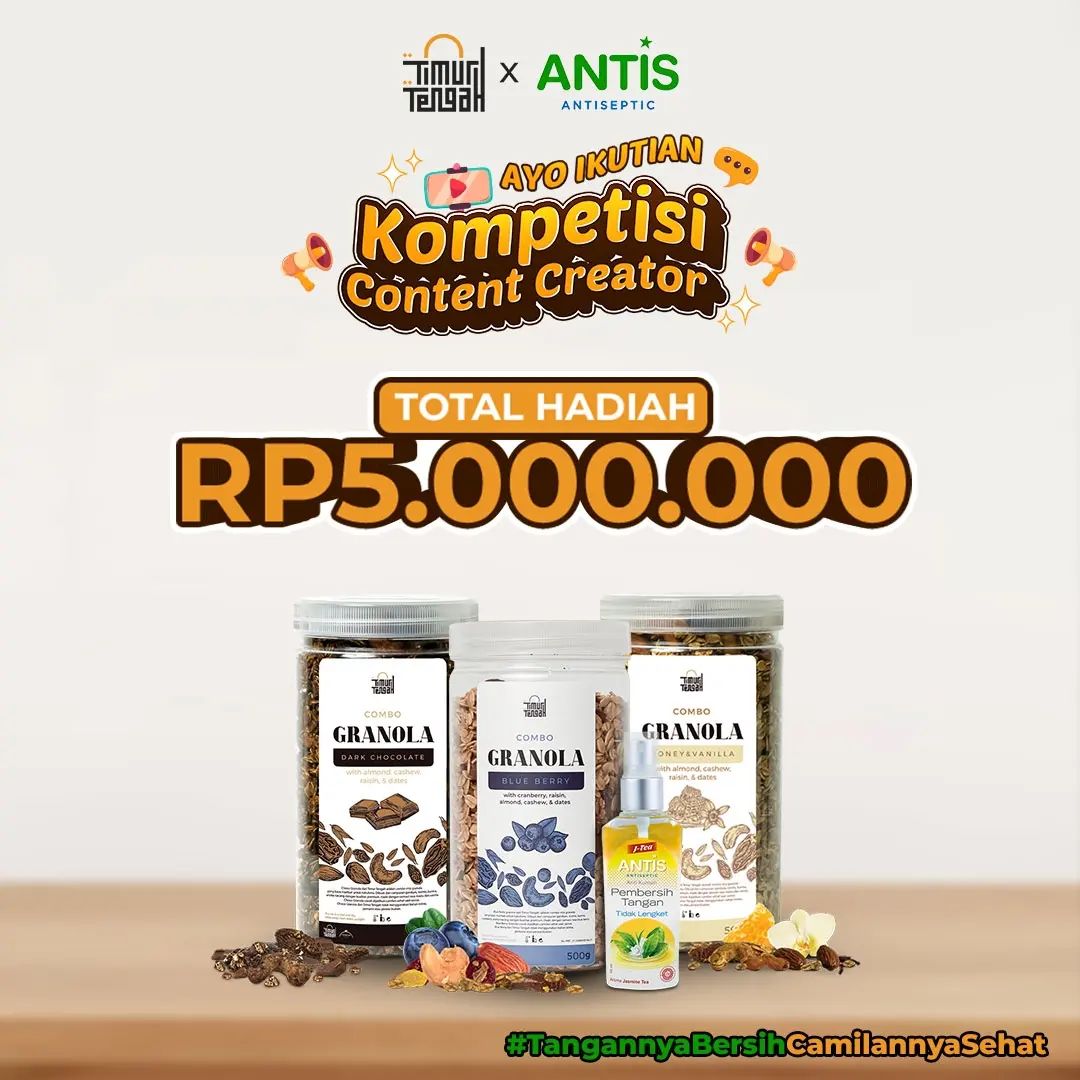 Lomba Konten Kreator Timur Tengah x Antis Total Hadiah 5 Juta