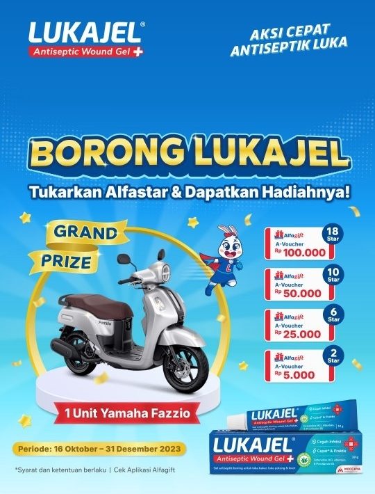 Undian Borong LUKAJEL Grand Prize Motor Yamaha Fazzio