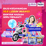 Undian Wangi Squad Molto Berhadiah Motor & Emas Setiap Bulan