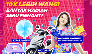 Undian Wangi Squad Molto Berhadiah Motor & Emas Setiap Bulan