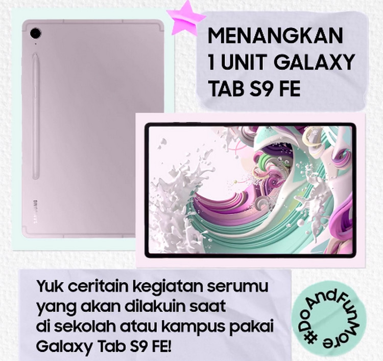 kuis berhadiah samsung galaxy s9 fe