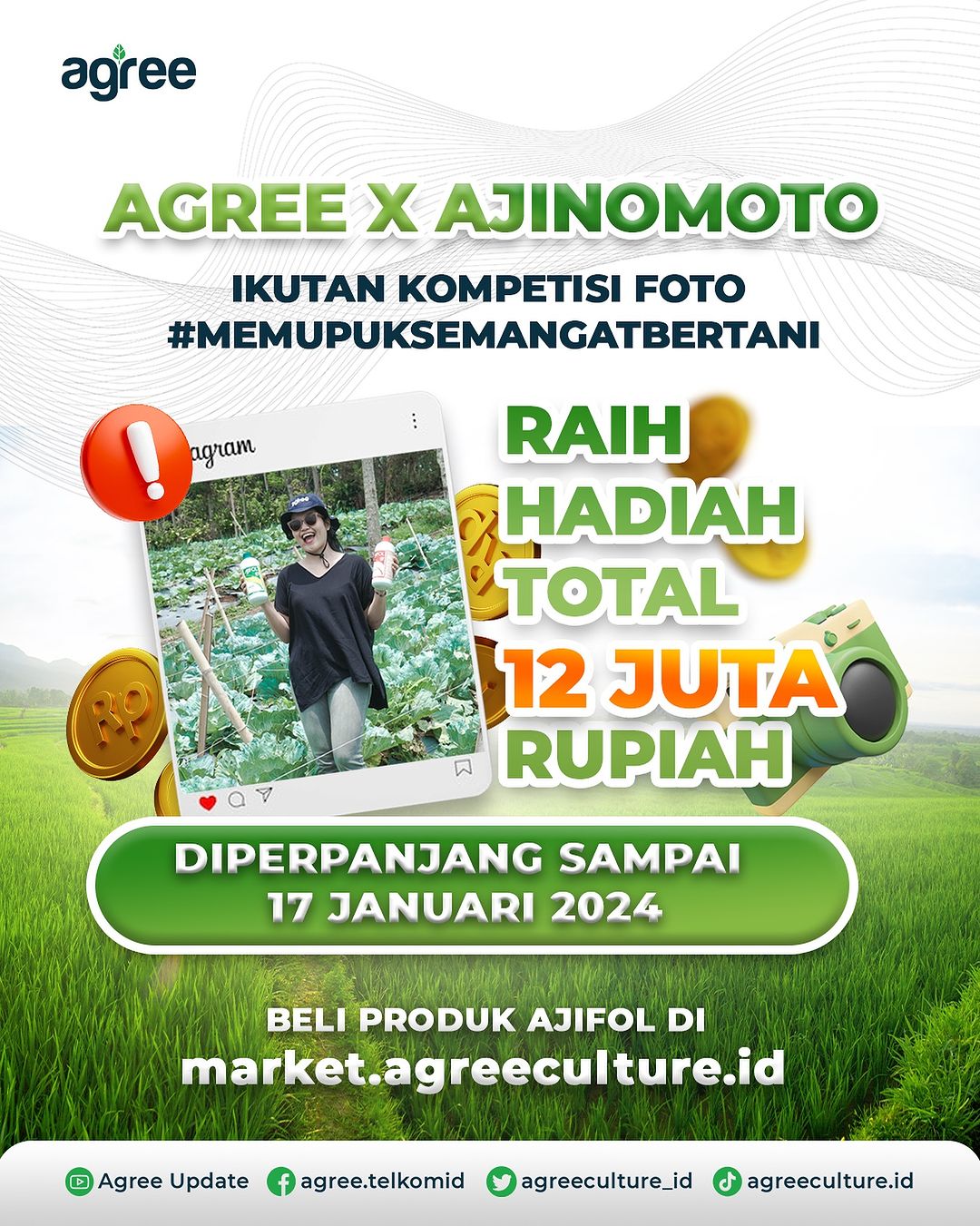 Agree x Ajinomoto Review Contest Total Hadiah 12 Juta Rupiah