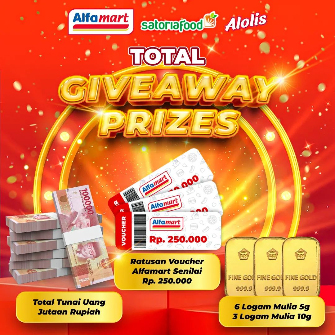 Alolis Bagi Bagi Rejeki Emas Uang Voucher Total Ratusan Juta