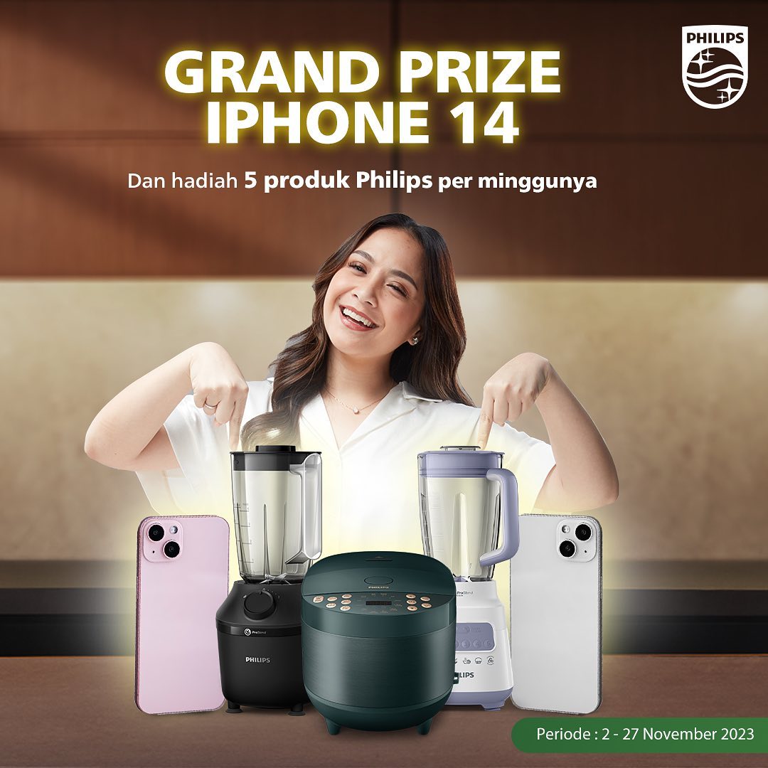 BEST Cooking Contest Grand Prize iPhone 14 & Produk Philips