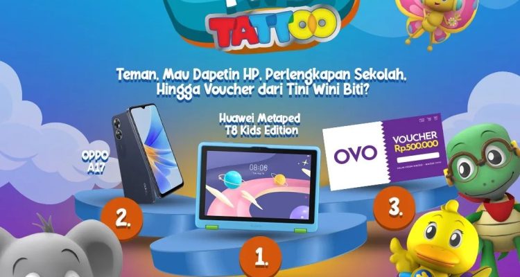 Challenge Fun with TWB Tattoo Berhadiah Tablet, HP & Voucher