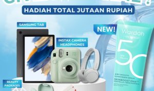 Giveaway Produk Baru Wardah Berhadiah Tablet, Kamera, dll