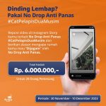 Kuis Repost Cat Pelapis Dua Musim Berhadiah Total 6 Juta Rupiah