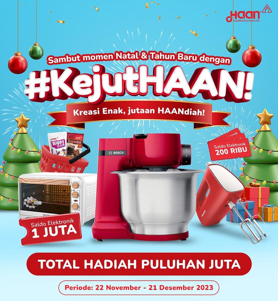 Lomba Kreasi Enak KejutHAAN Total Hadiah Puluhan Juta Rupiah