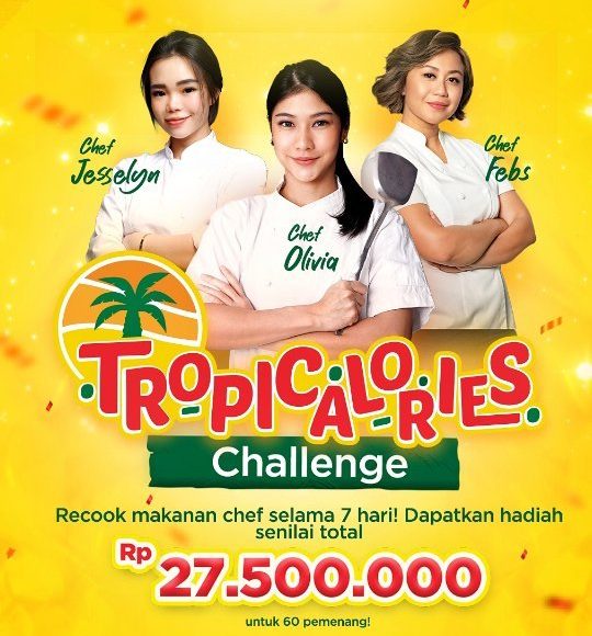 Tropicalories Challenge Berhadiah Total 27,5 Juta Rupiah