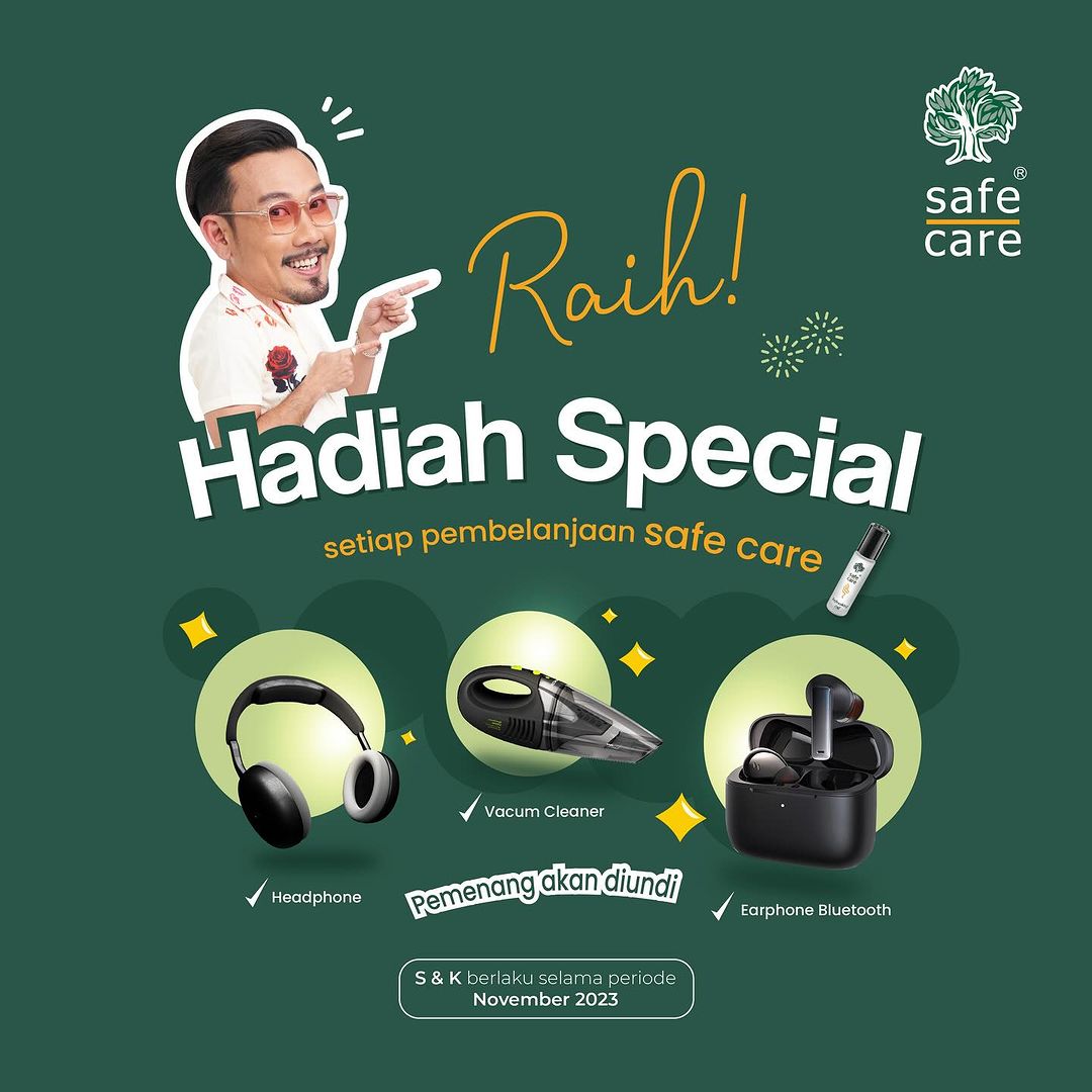 Undian Hujan Hadiah Safe Care November 2023