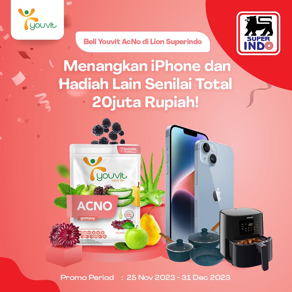 Challenge IG Youvit Whats in YOUrbag Berhadiah iPhone 14