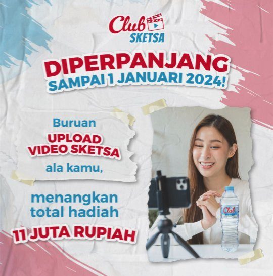 Club Sketsa Video Challenge Berhadiah Total 11 Juta Rupiah