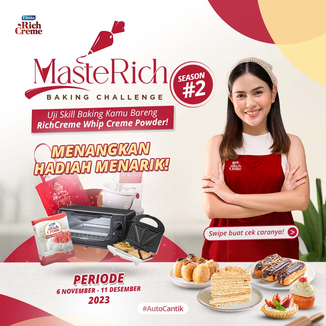 MasteRich Baking Challenge Season #2 Berhadiah Jutaan Rupiah