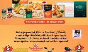 Promo Undian Gebyar Hadiah Fiesta Seafood & Frosh 2024