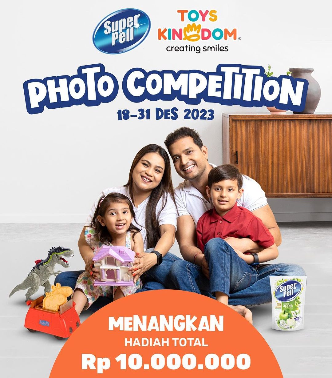 Super Pell x Toys Kingdom Photo Contest Berhadiah Total 10 Juta