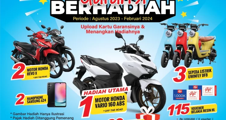 Undian Berburu Garansi Mesin HL Berhadiah Puluhan Juta Rupiah