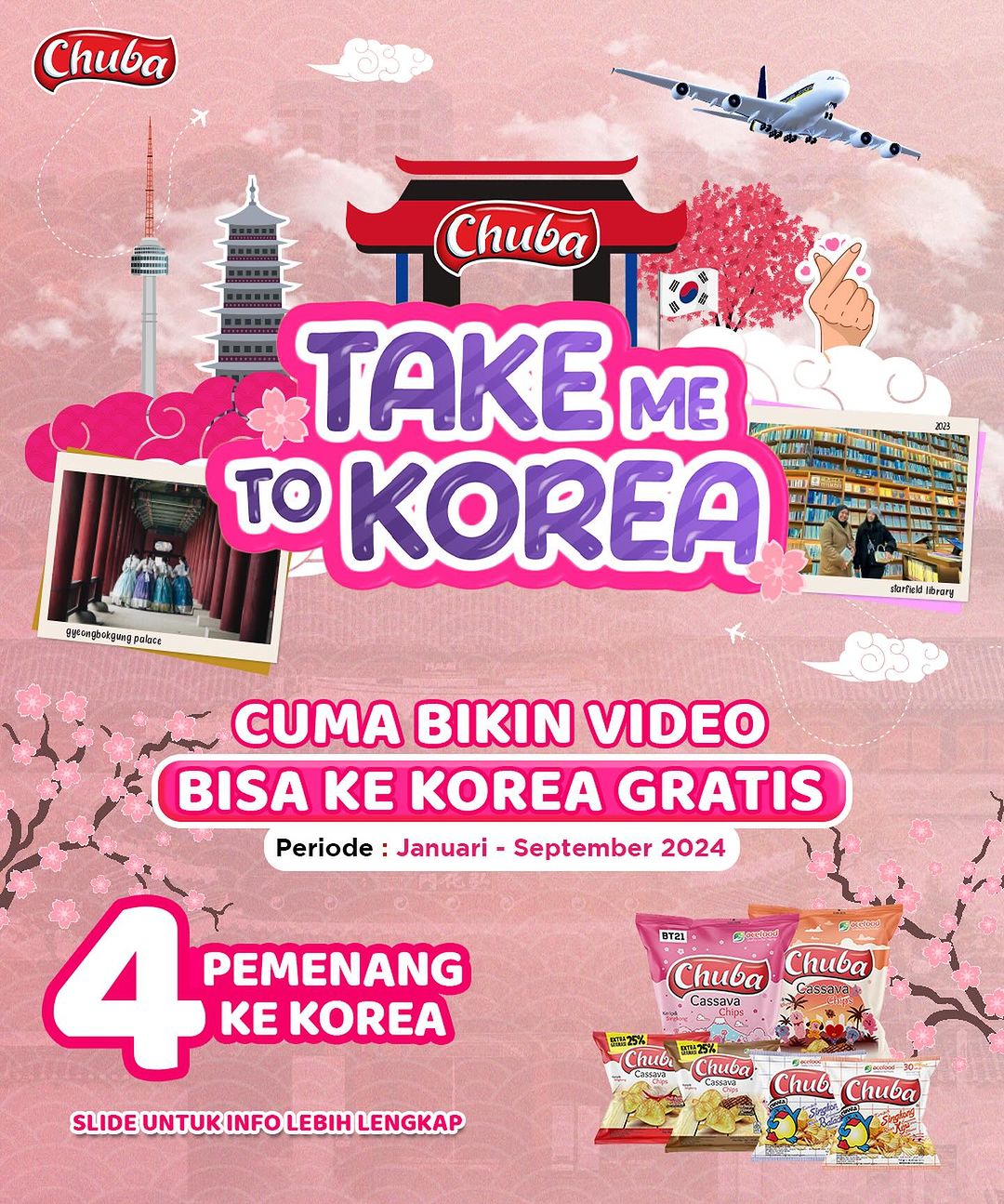 Cuma Bikin Video Berbagi Kebahagiaan Bisa ke Korea Gratis