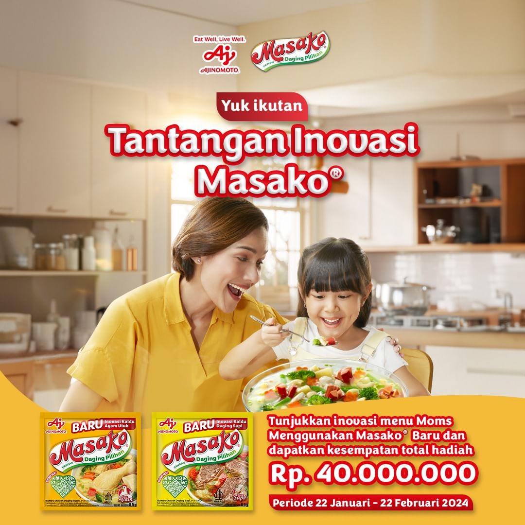 Lomba Masak Inovasi Masako Berhadiah Total 40 Juta+