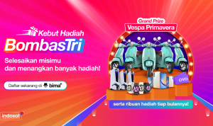 Undian Kebut Hadiah BombasTri Grand Prize 5 Motor Vespa