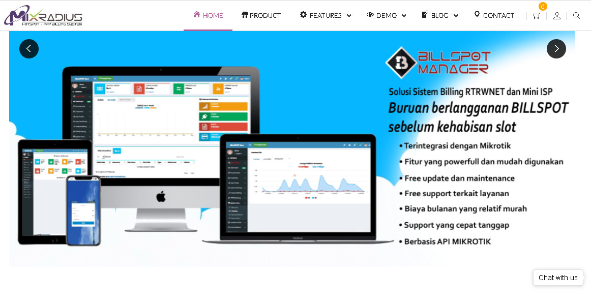 Aplikasi Billing Rt rw net - Mixradius